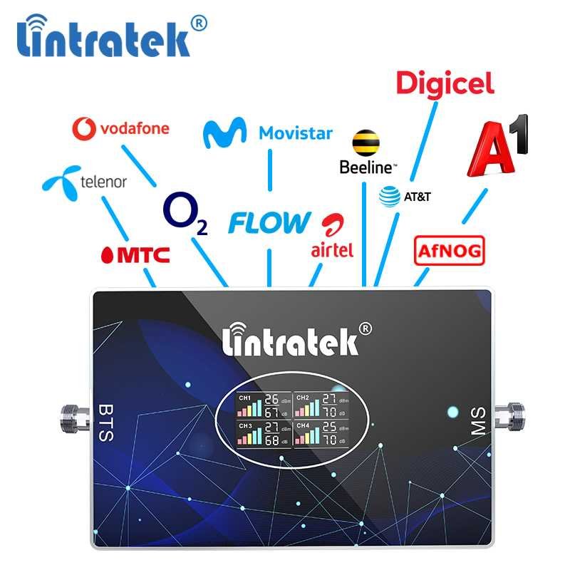 Lintratek Quad Band B28 2G 3G 4G Network Signal Repeater/Booster